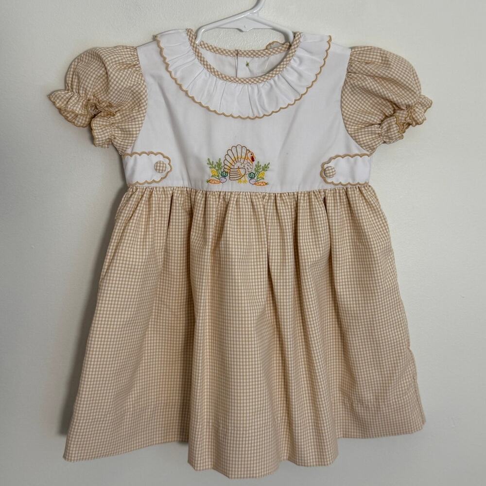 The Proper Peony Gingham Mayflower Dress NWT $98 Size 3T